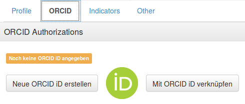 Connect to ORCID